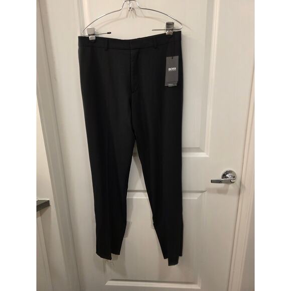 Men's Black Hugo Boss Trousers - Picture 2 of 8